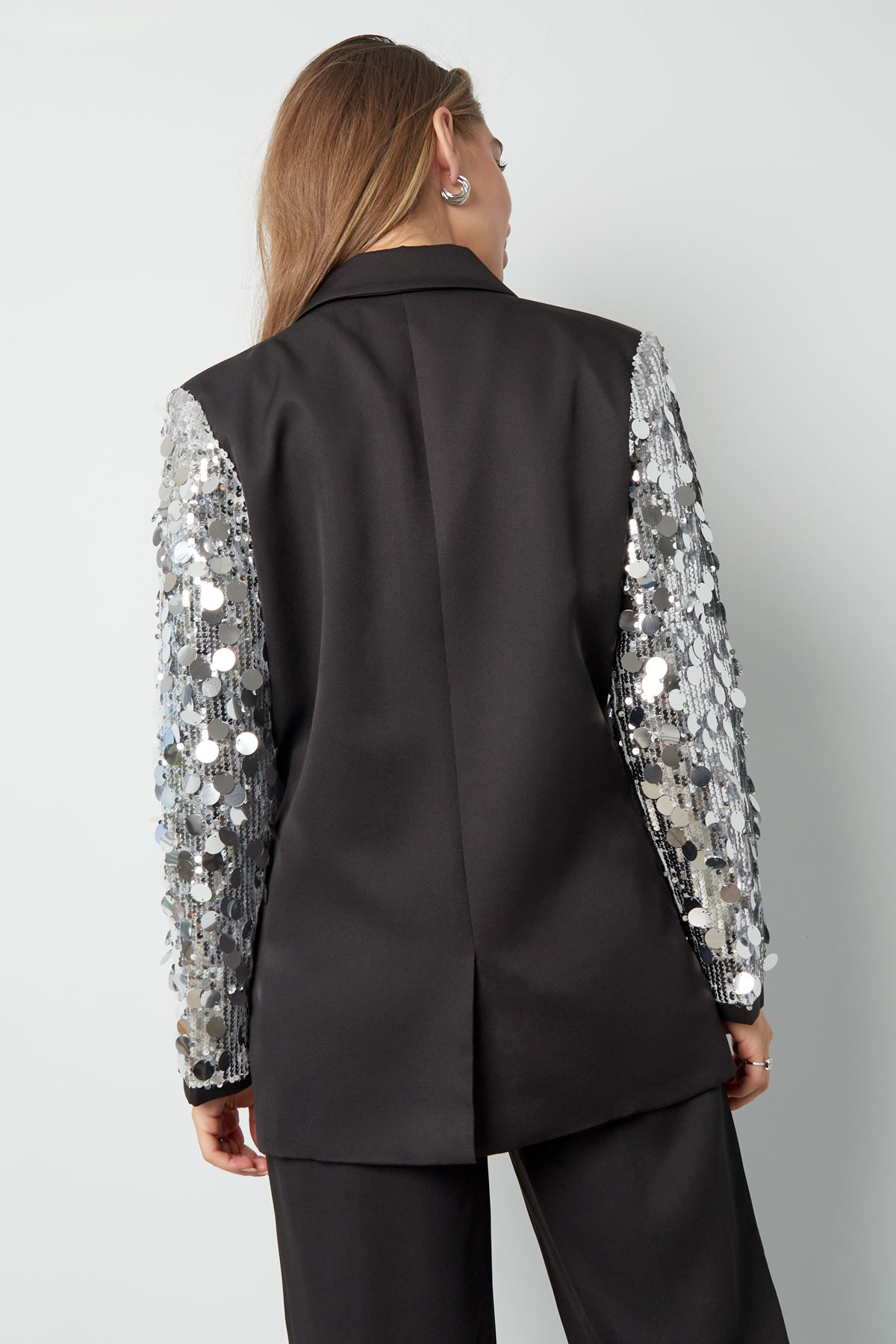 Sequin statement blazer - beige Picture9